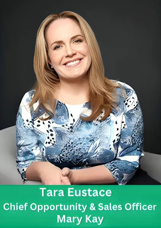 Tara Eustace, Chief Opportunity and Sales Officer at Mary Kay, smiling in a professional portrait
