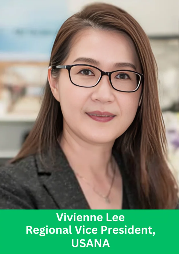 Professional portrait of Vivienne Lee, Regional Vice President of USANA.