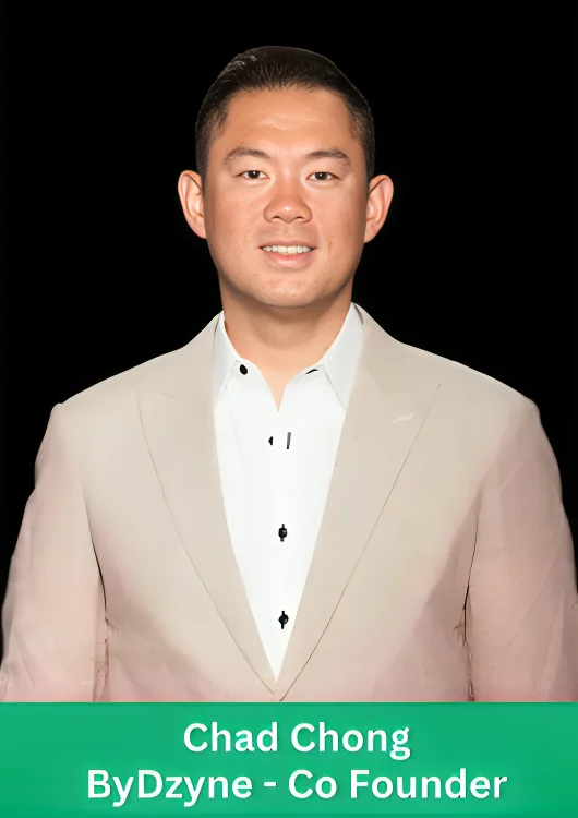 Chad Chong, ByDzyne co-founder, recognized with the 2026 Business Leadership Innovation Award for his global business strategy.