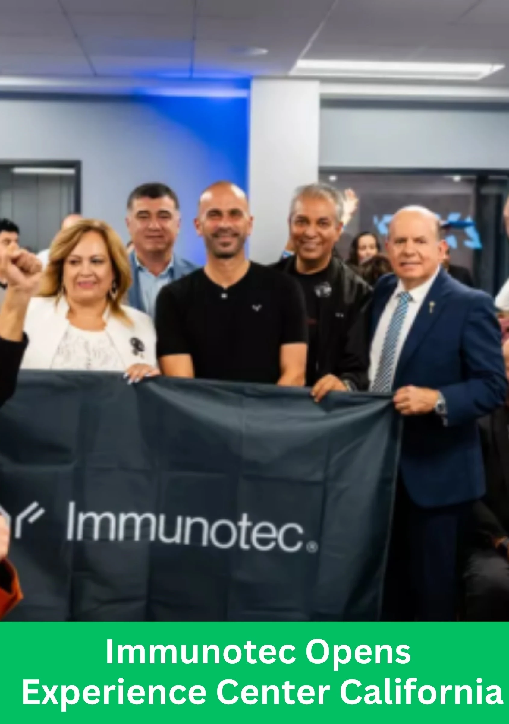 Immunotec representatives and attendees at the opening of the Immunotec Experience Center in California.