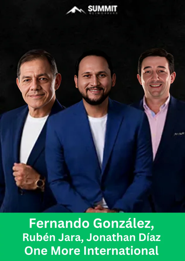 Fernando González, Rubén Jara, and Jonathan Díaz, leaders of Summit Networkers Team, featured in this Summit Networkers Team Review.