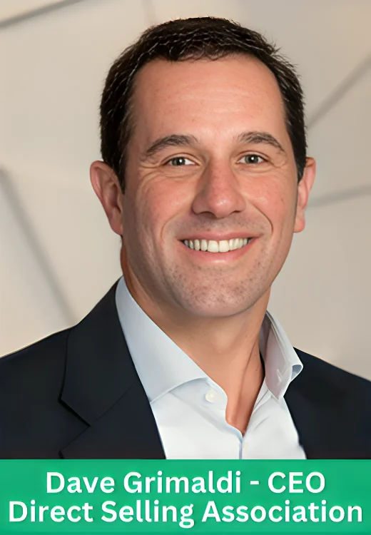 Dave Grimaldi, Chief Executive Officer of Direct Selling Association, professional portrait