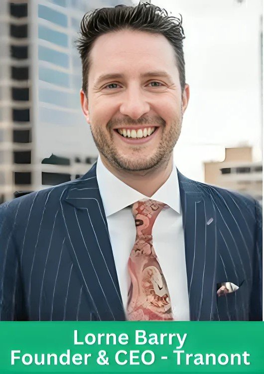alt="Lorne Barry, Founder and CEO of Tranont"