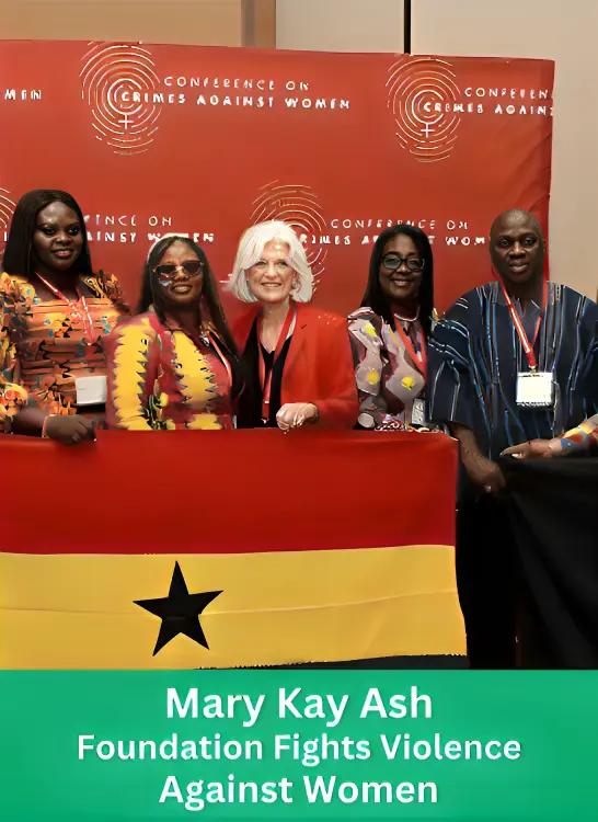 Mary Kay Ash Foundation supports women through the Conference on Crimes Against Women and survivor advocacy initiatives.
