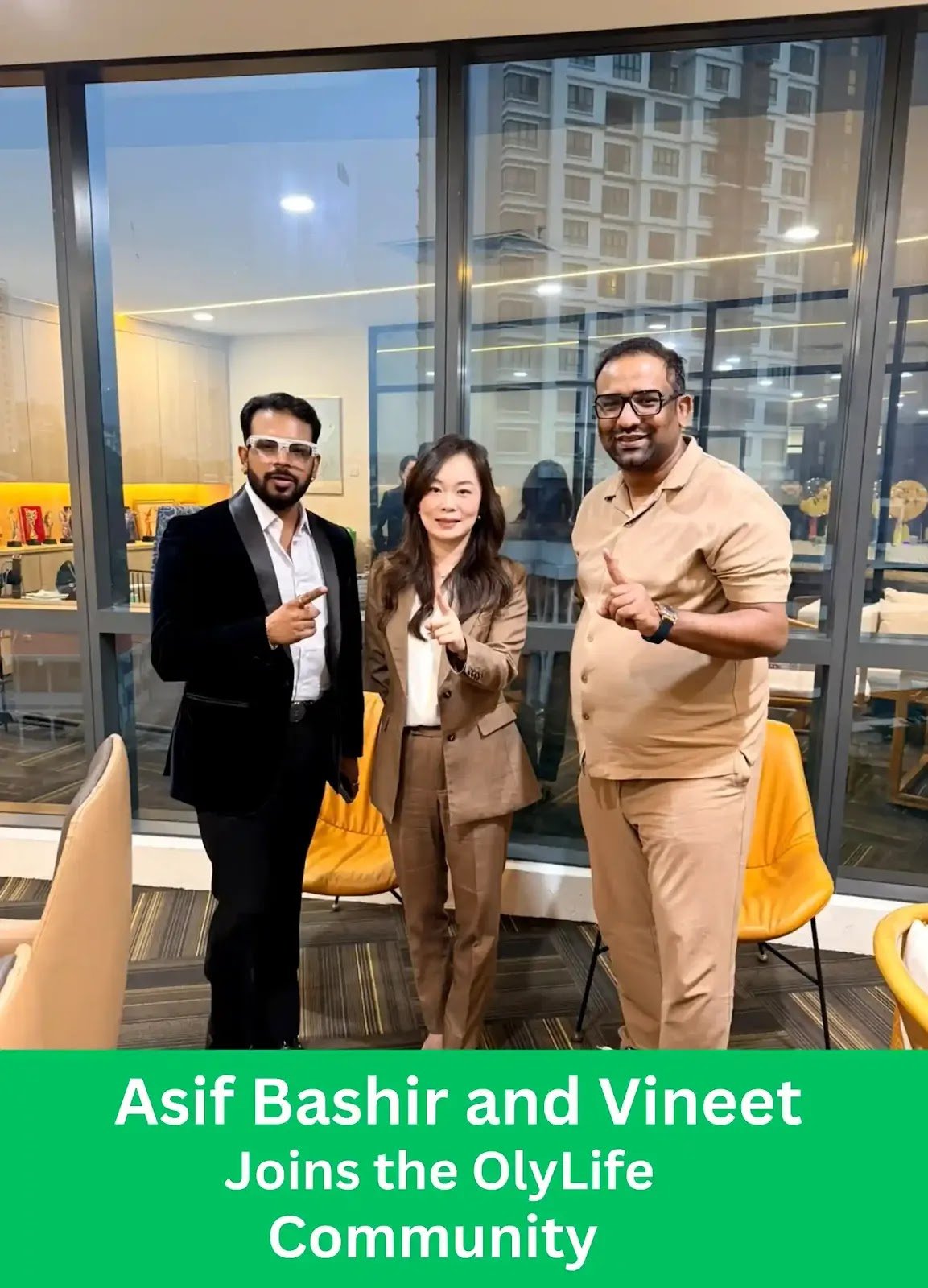Asif Bashir & Vineet Kumar Nigam Join OlyLife